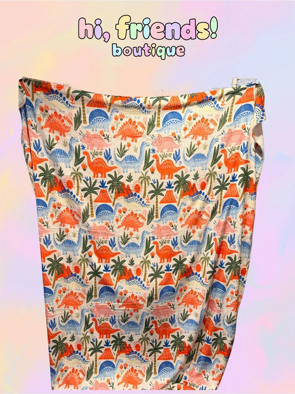 Dinosaur Throw Blanket